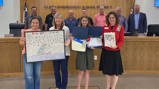 Llano ISD Board Recognizes Student Achievements, Approves Bond Project Purchases