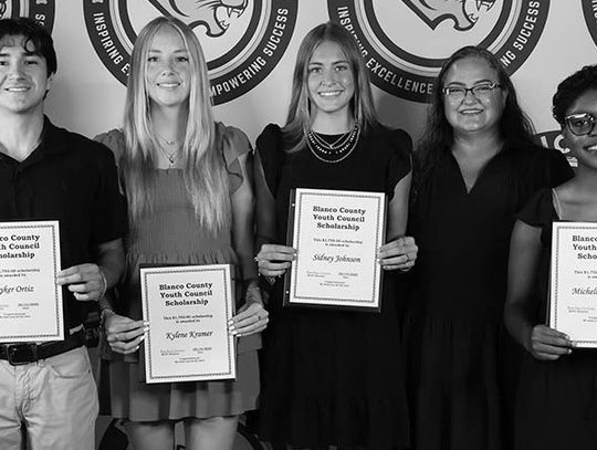 Celebrating Academic Awards Night at Blanco High School