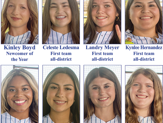 District Honors Announced for Blanco Softball Team