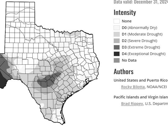 Drought conditions continue in Blanco County early in 2025