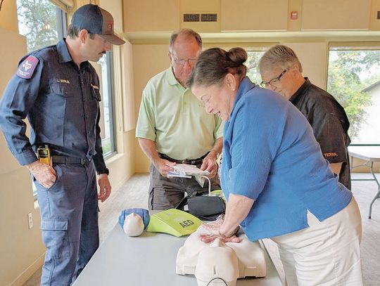 Fire department delivers life-saving lessons in first aid training