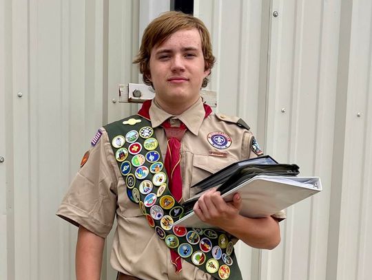 Fortune Earns Eagle Scout Rank at 13 Years Old