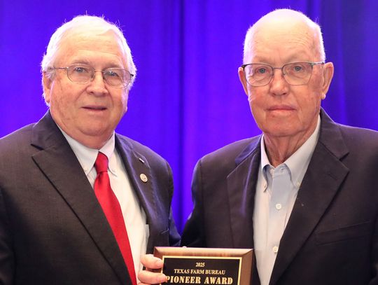 Frey Named Texas Farm Bureau Pioneer