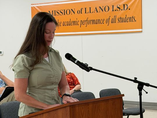 Llano ISD Board Appoints Michelle Chance as Place 5 Trustee