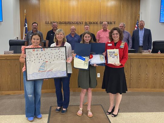 Llano ISD Board Recognizes Student Achievements, Approves Bond Project Purchases