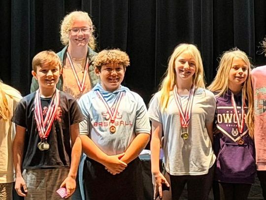 Mason Junior High UIL Academic Team Places First Overall for the Sixth Year in a Row