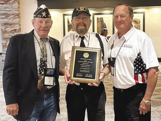 Mason Veteran Receives Legionnaire Award
