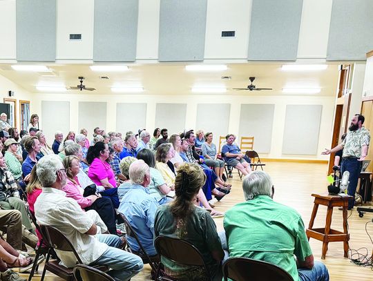 Packed Room Hears Blanco County Conservation Initiative Drought Presentation