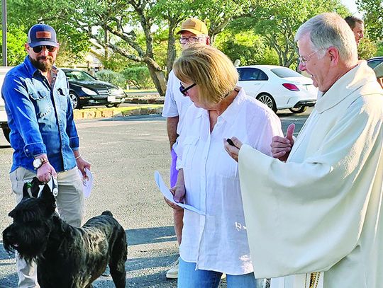 Pet blessing held on feast day of St. Francis