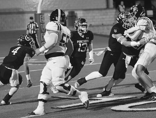 Punchers Back on the Football Field Monday