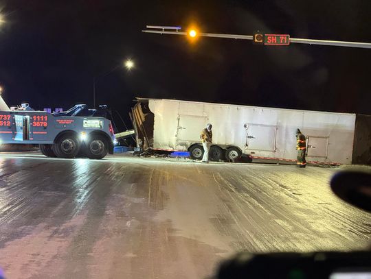 Responders Report Close Calls With Traffic at Icy Crash Scene