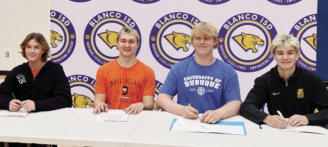 4 Panthers Sign to Play Collegiately