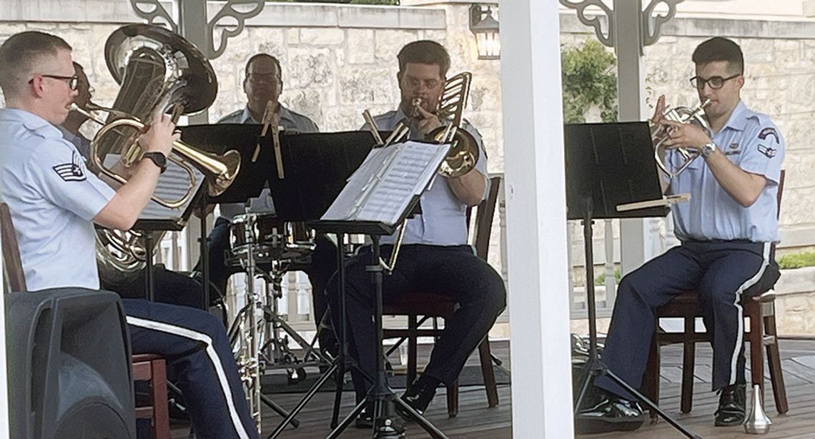 Air Force Band of the West Dazzles the Crowd in Blanco