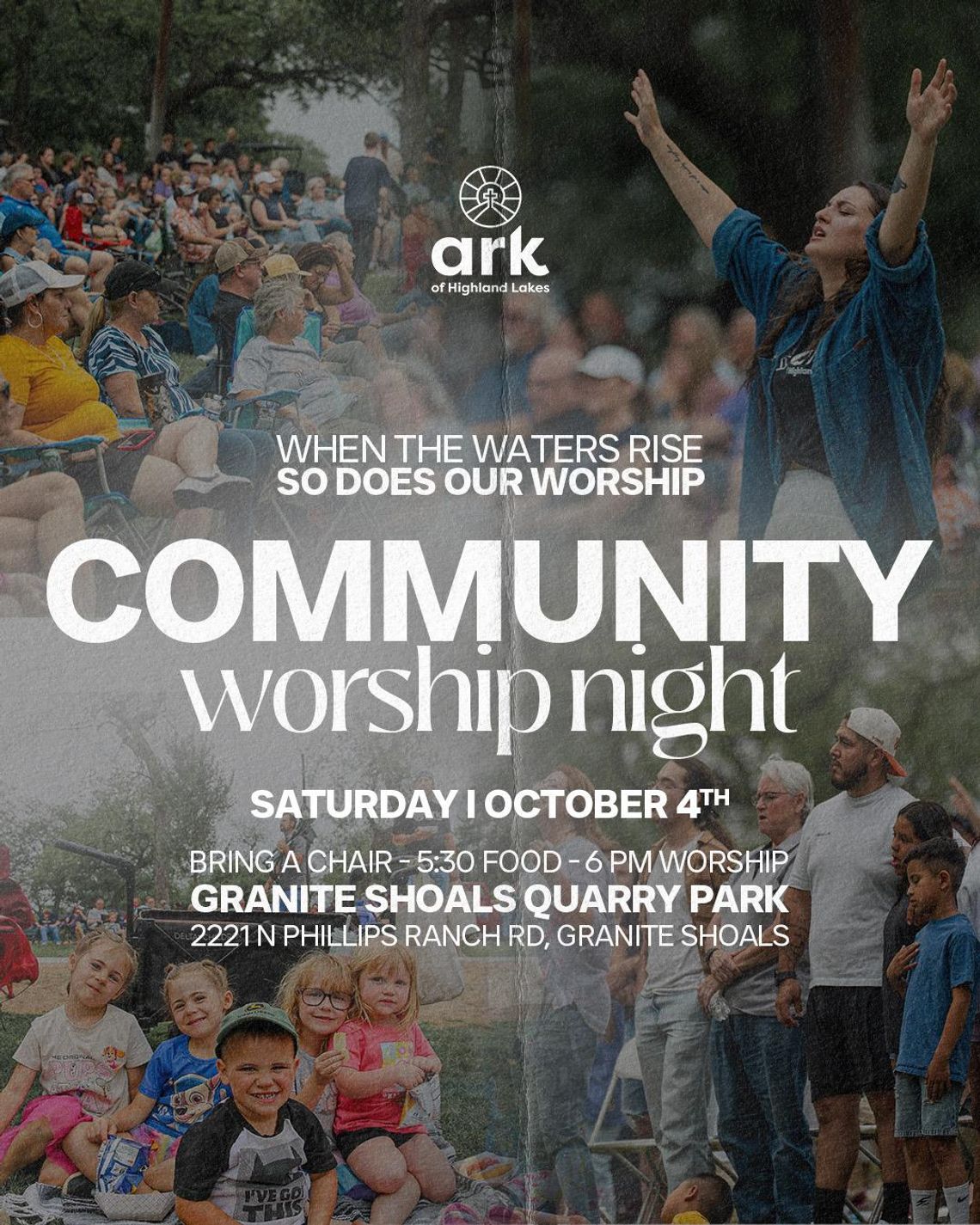 Ark of Highland Lakes Hosts Annual Community Wide Worship Event – Saturday, October 4