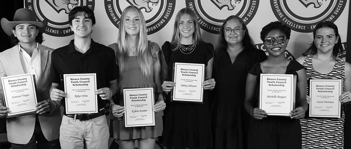 Celebrating Academic Awards Night at Blanco High School