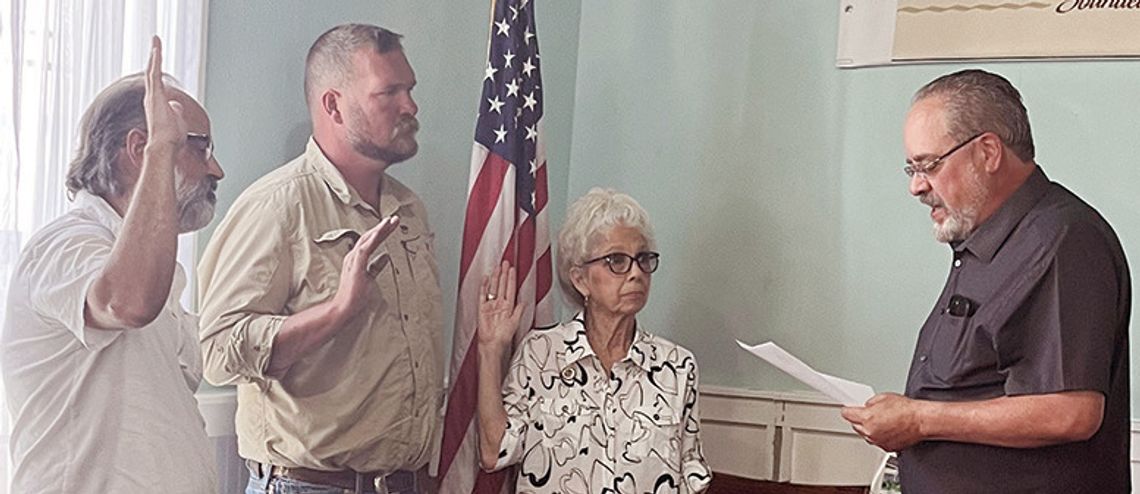 Blanco City Officials Sworn In at May 13 Meeting