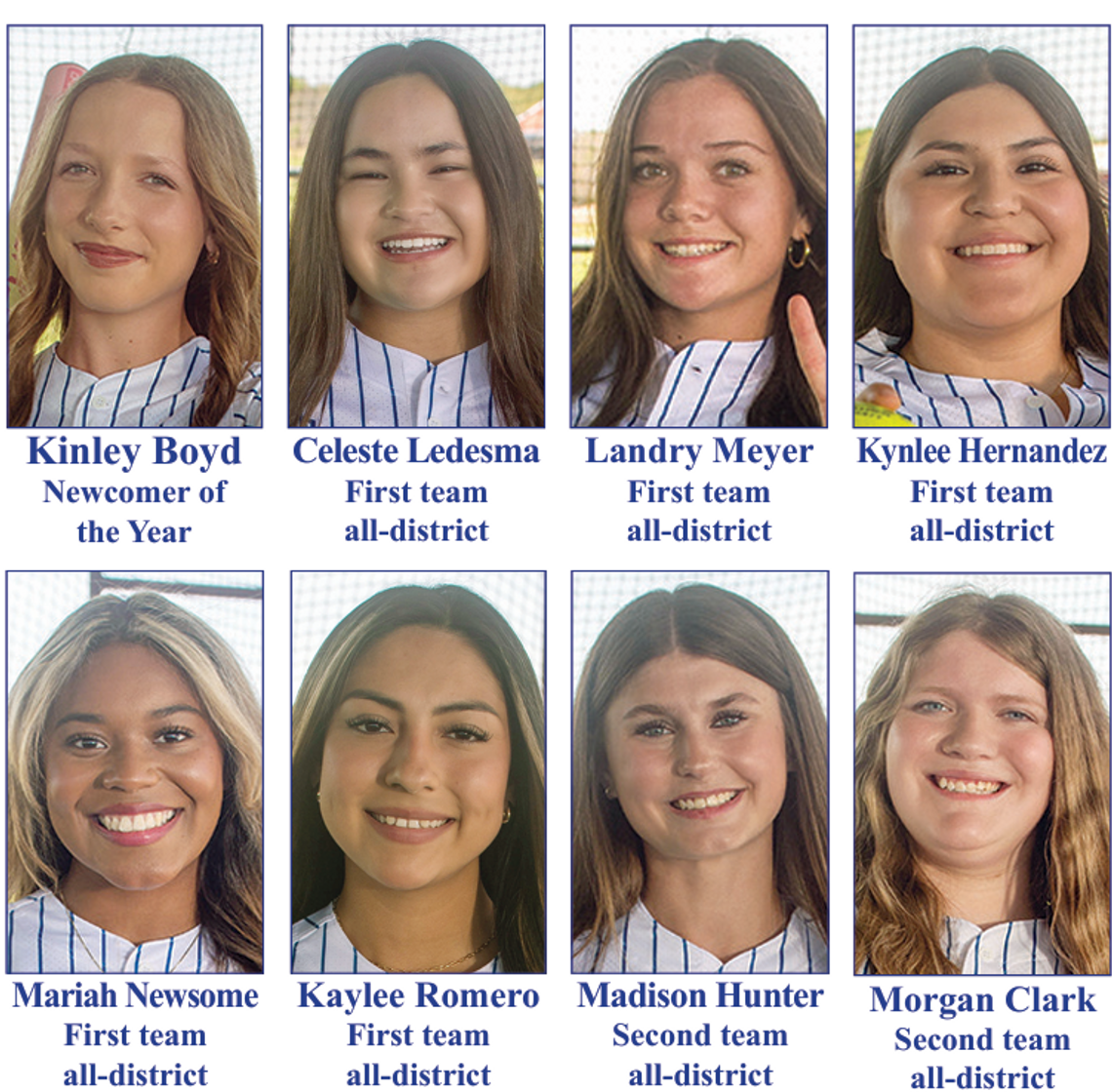 District Honors Announced for Blanco Softball Team