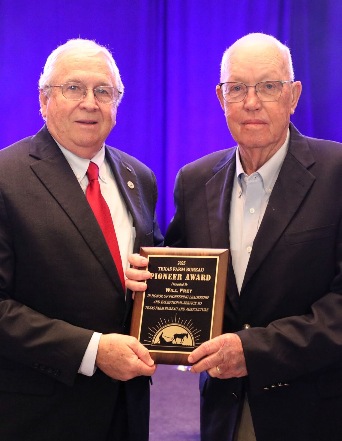 Frey Named Texas Farm Bureau Pioneer