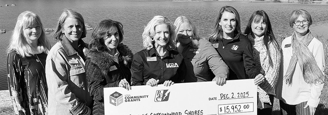 LCRA, PEC award $15K grant for accessible restrooms Cottonwood Shores parks