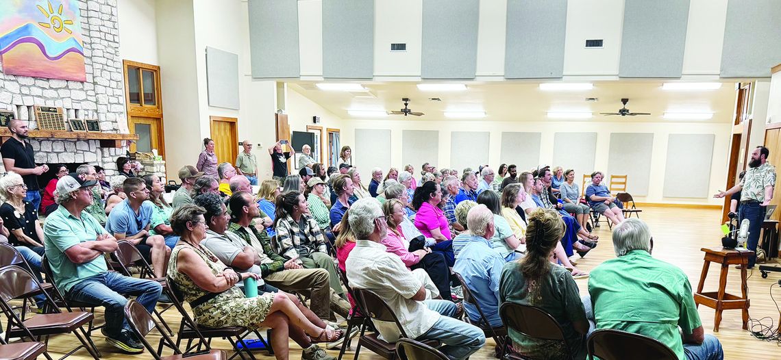 Packed Room Hears Blanco County Conservation Initiative Drought Presentation