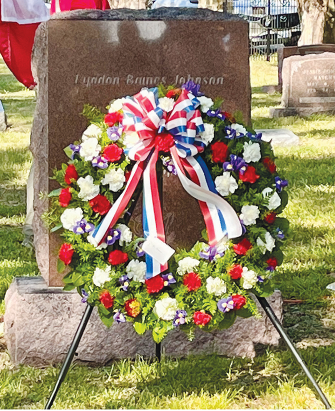 Wreath-Laying Ceremony Honors LBJ on 117th Birthday